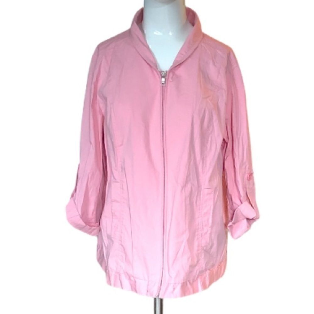 3/$15 Preswick & Moore Sport petite XL zip up shirt